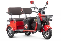 Электротрицикл Rutrike Gelbert Kappa 48V/60V 650Вт Красный HV Market