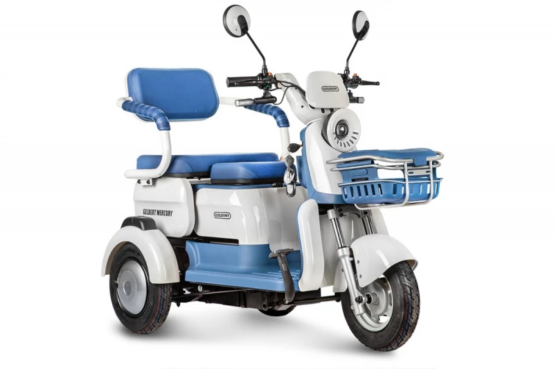 Электротрицикл Rutrike Gelbert Mercury 48V/60V 650Вт Синий