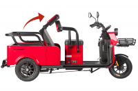 Электротрицикл Wanshida LC-F200 60V 1000Вт Красный HV Market