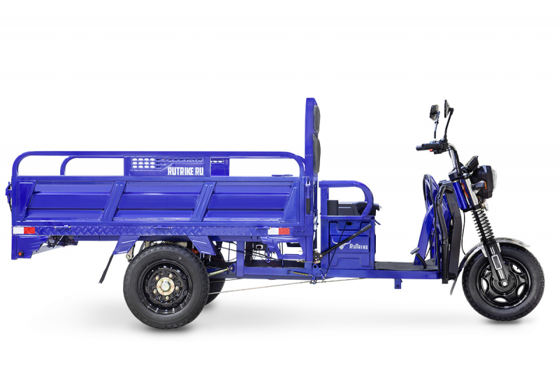 Грузовой электротрицикл Rutrike D4 1800 60V1200W Синий