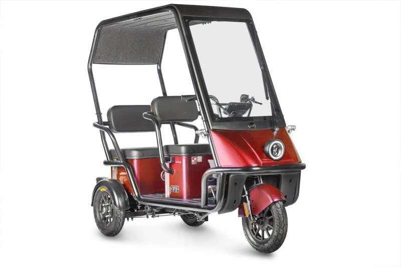 Электротрицикл Wanshida NIPLA 500 60V 1000Вт Черно-красный