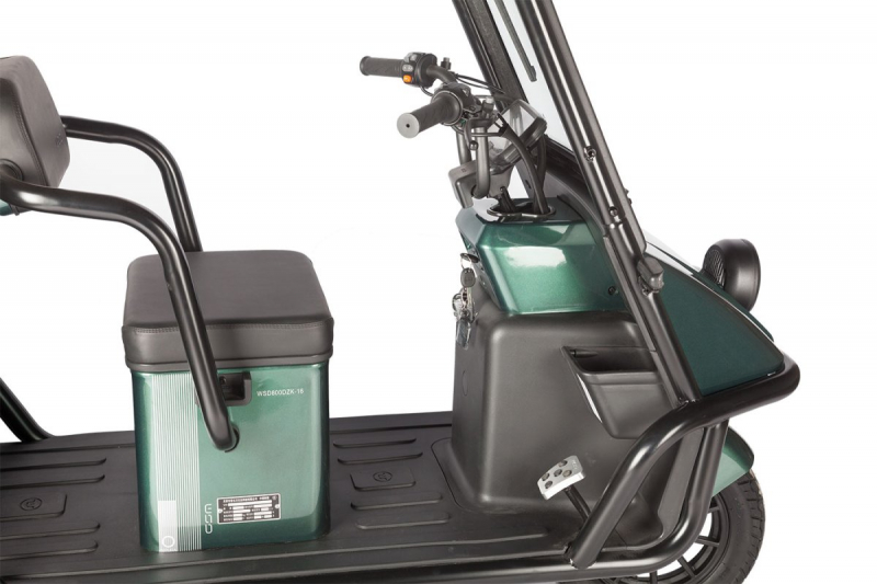 Электротрицикл Wanshida NIPLA 500 60V 1000Вт Черно-красный