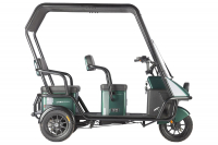 Электротрицикл Wanshida NIPLA 500 60V 1000Вт Черно-красный HV Market