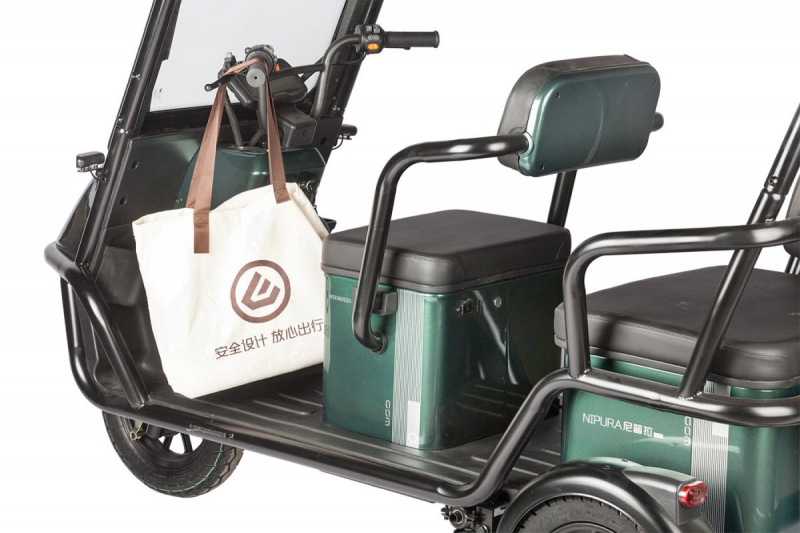 Электротрицикл Wanshida NIPLA 500 60V 1000Вт Черно-красный