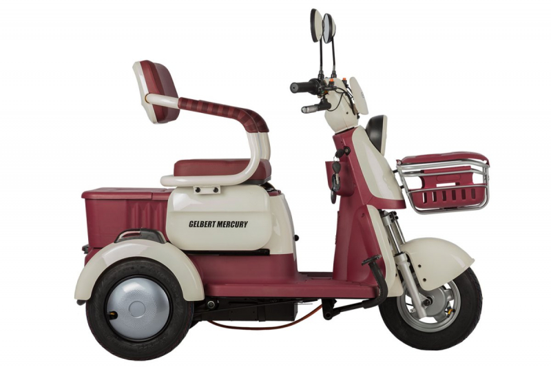 Электротрицикл Rutrike Gelbert Mercury 48V/60V 650Вт Черный