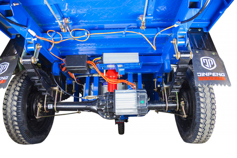 Грузовой электрический трицикл Rutrike D5 1700 гидравлика (60V1200W) темно-зеленый