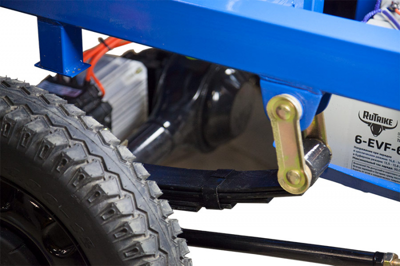 Грузовой электрический трицикл Rutrike D5 1700 гидравлика (60V1200W) темно-зеленый