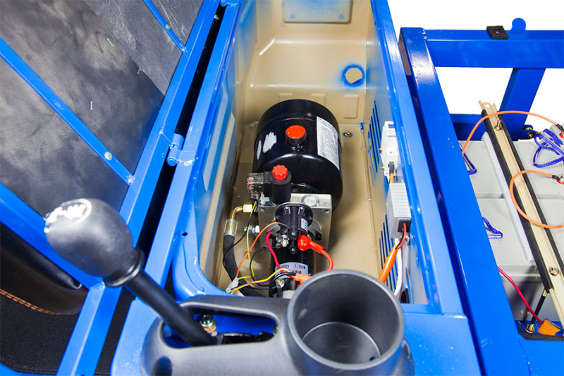 Грузовой электрический трицикл Rutrike D5 1700 гидравлика (60V1200W) темно-зеленый