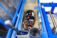 Грузовой электрический трицикл Rutrike D5 1700 гидравлика (60V1200W) темно-зеленый HV Market