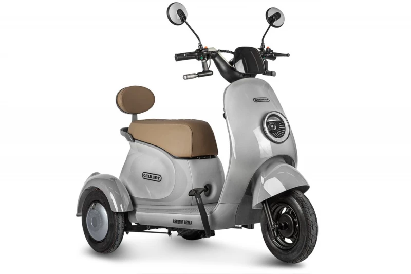 Электротрицикл Rutrike Gelbert Ogma 48V/60V 650Вт Серый HV Market