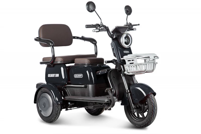 Электротрицикл Rutrike Gelbert Sun 48V/60V 650Вт Черный HV Market