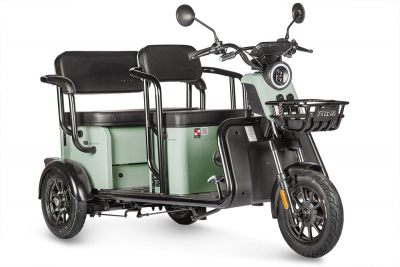 Электротрицикл Wanshida LC300 60V 1000Вт Зеленый HV Market