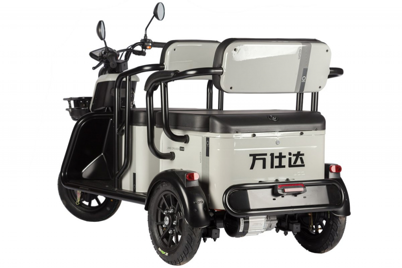 Электротрицикл Wanshida LC300 60V 1000Вт Зеленый HV Market