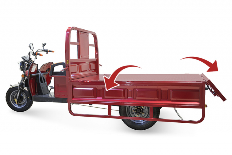 Грузовой электротрицикл Rutrike D4 1800 60V1500W Зеленый