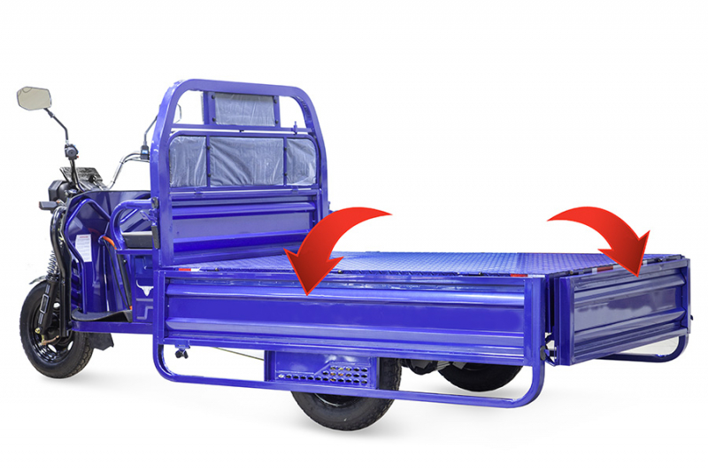 Грузовой электротрицикл Rutrike D4 1800 60V1200W Зеленый