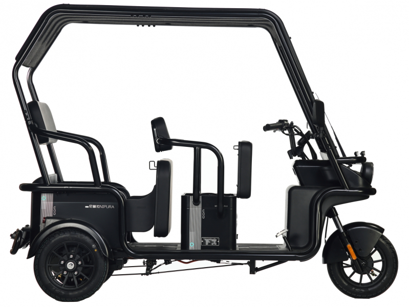 Электротрицикл Wanshida NIPLA 570 60V 1000Вт Черный