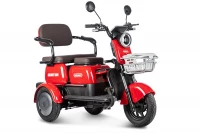 Электротрицикл Rutrike Gelbert Sun 48V/60V 650Вт Красный HV Market