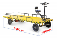 Платформенная тележка электрическая RuTrike СКЛАД 3000 HV Market