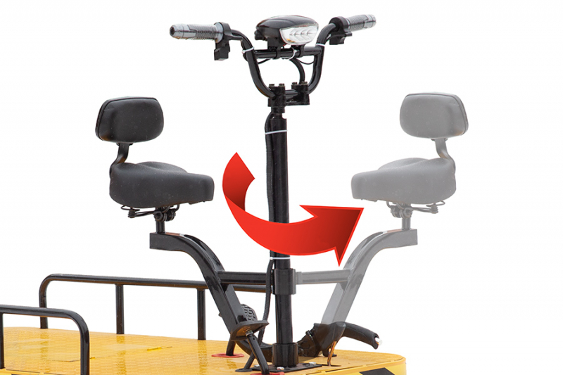 Платформенная тележка электрическая RuTrike СКЛАД 2000 HV Market