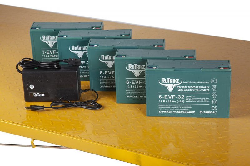 Платформенная тележка электрическая RuTrike СКЛАД 2500 NEW HV Market