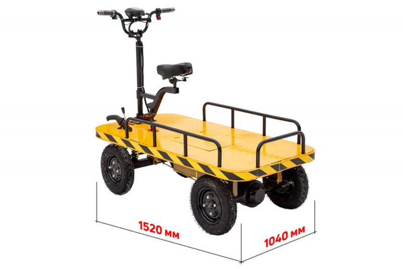Платформенная тележка электрическая RuTrike СКЛАД 1500 NEW HV Market