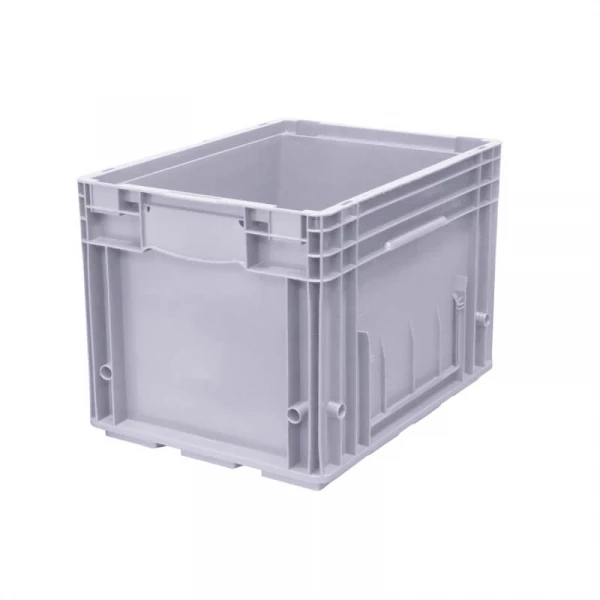 Пластиковый контейнер KLT 6429 универсальный серый, сплошной, 594х396х280 мм