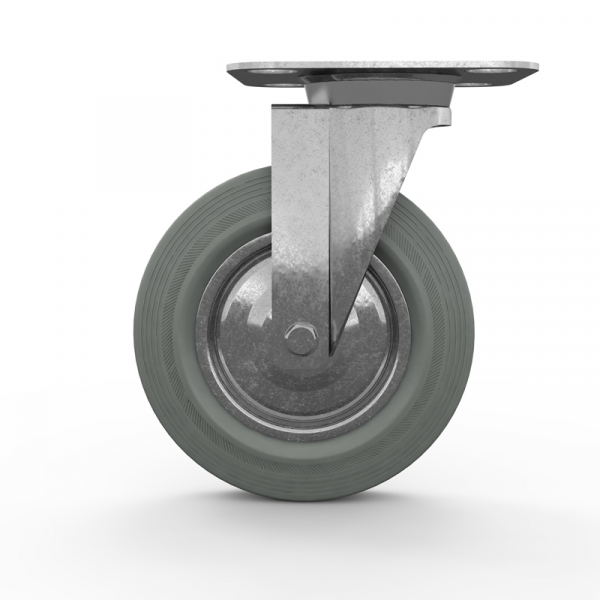 Колесо  SC поворотное РНС -300 (100 кг, 125*32 мм) закрытое HV Market