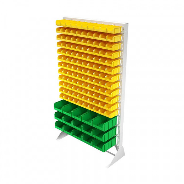 Стойка 1150х2000 односторонняя В1-12-00-03  (желтый/зеленый) HV Market