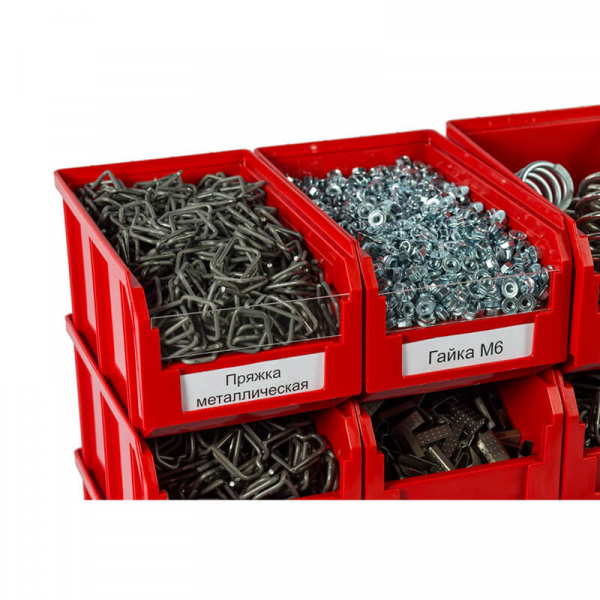 V-2 Пластиковый ящик красный, (234х149х120) 3,8 литра HV Market