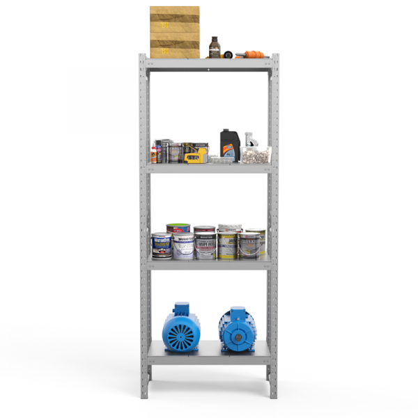 Стеллаж грузовой СГ Ультра (2000х900х600) 4 яруса, цинк