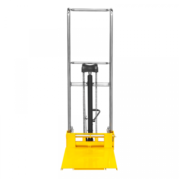 Штабелер гидравлический PJ4150 (400 кг; 1,5 м; с вилами и площадкой) SMARTLIFT