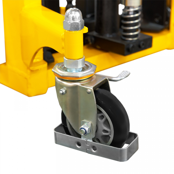 Штабелер гидравлический PJ4150 (400 кг; 1,5 м; с вилами и площадкой) SMARTLIFT