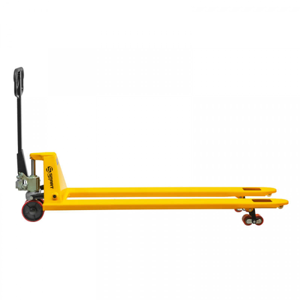 Гидравлическая тележка (рохля) SD-L (CBY-BF2.5, г/п 2500 кг, 1800x550 мм, PDP, длинновильная) SMARTLIFT (SMART)