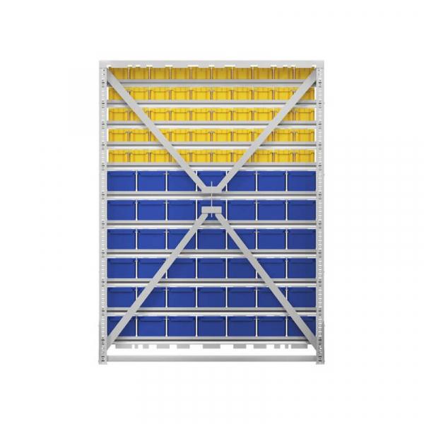 Стойка 1150х1500 односторонняя С1-05-06-00 (желтый/синий) HV Market