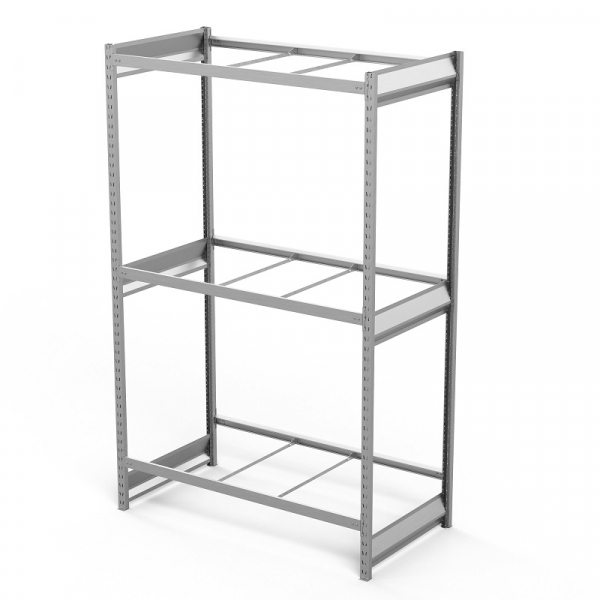 Стеллаж грузовой СГ Ультра (2500х1200х600) 3 яруса, без настила, для шин, дисков, колес