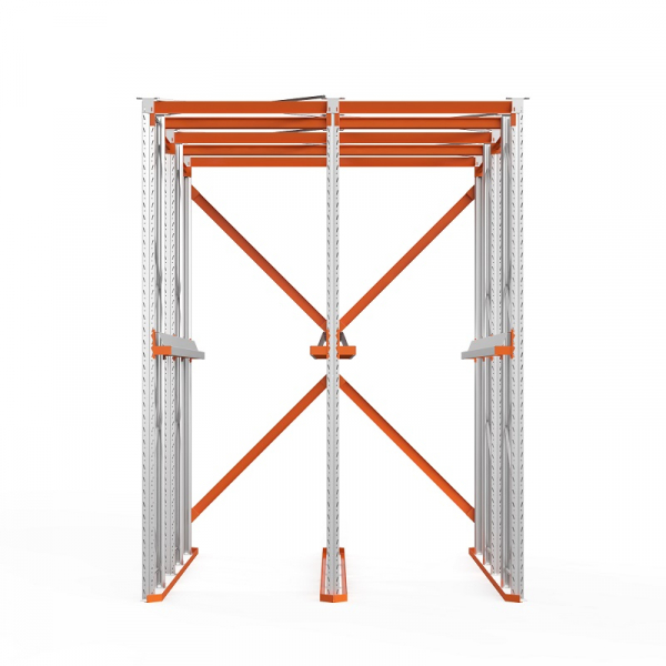 Стеллаж набивной паллетный (4000х3060х4000 мм), 2 линии, 2 яруса HV Market