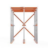 Стеллаж набивной паллетный (4000х3060х4000 мм), 2 линии, 2 яруса HV Market