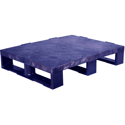 Поддон пластиковый TR 680 (500/1000кг, 800x600x150мм, сплошной на полозьях, окрашенный) HV Market