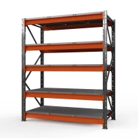 Стеллаж металлический ОПТИМА, 3500х1250х785 мм. Полки: 5 шт. метал. HV Market