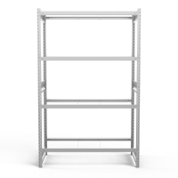 Стеллаж грузовой СГ Ультра (2500х1500х600) 4 яруса, без настила, для шин, дисков, колес HV Market