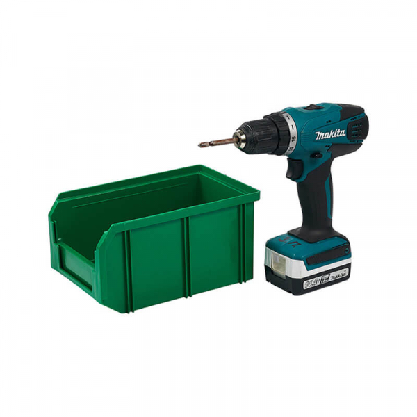 V-2 Пластиковый ящик зеленый, (234х149х120) 3,8 литра