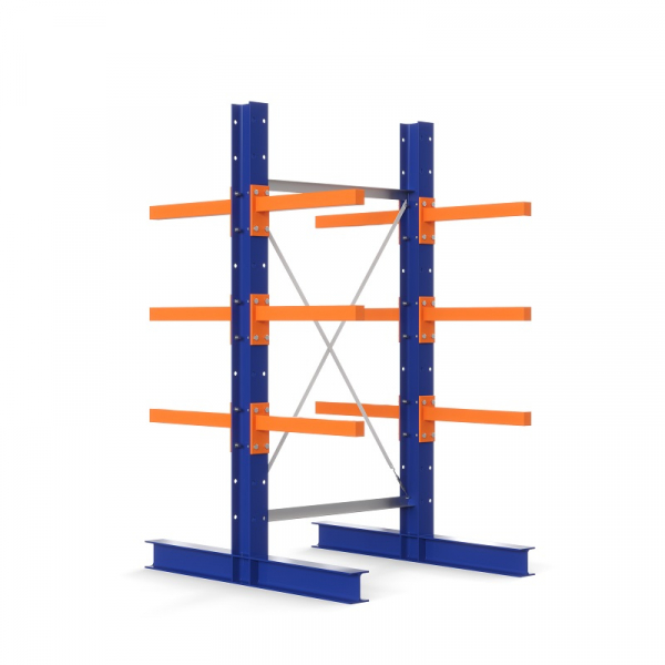 Стеллаж консольный 2-сторонний 2500х1320х1064