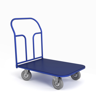 Тележка платформенная ТП 4 (600х1200) г/п 550 кг.200 серая резина