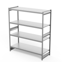 Стеллаж грузовой СГ Ультра (2500х2100х500) 4 яруса, цинк HV Market