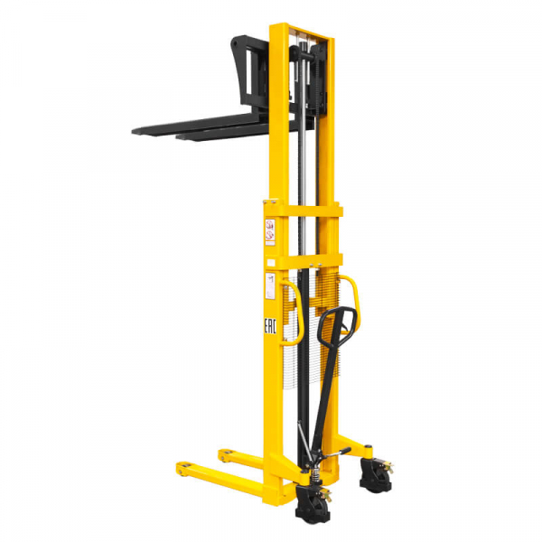 Штабелер гидравлический SDA 1025 (1000 кг; 2,5 м; вилы 300-850 мм) SMARTLIFT