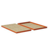 Ярус стеллажа Профи Т, фанерный настил (1540х455 мм) HV Market