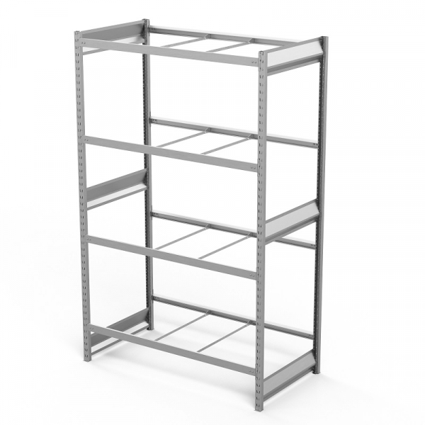 Стеллаж грузовой СГ Ультра (2500х1200х800) 4 яруса, без настила, для шин, дисков, колес