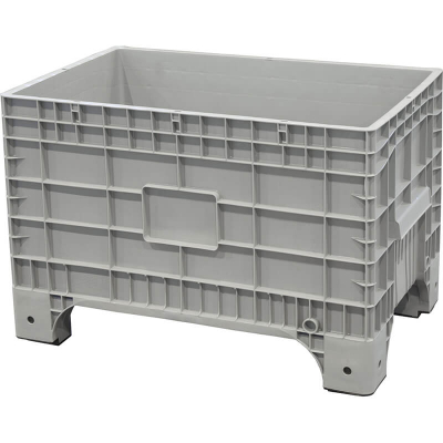 Контейнер пластиковый 1017х636х673 мм (сплошной, на ножках) B-Box 1065 Mini серый HV Market