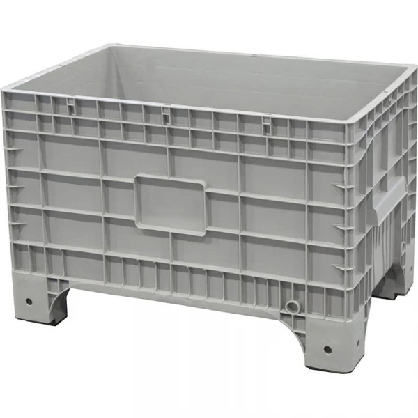 Контейнер пластиковый 1017х636х673 мм (сплошной, на ножках) B-Box 1065 Mini серый HV Market