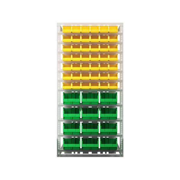 Стойка 735х1500 односторонняя А1-07-00-04 (желтый/зеленый)